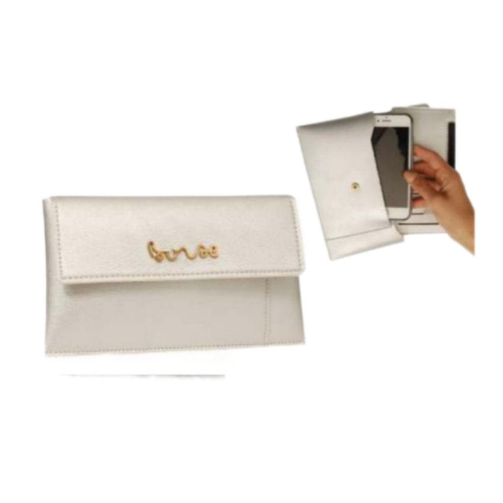 LEATHER SILVER LADIES WALLET

