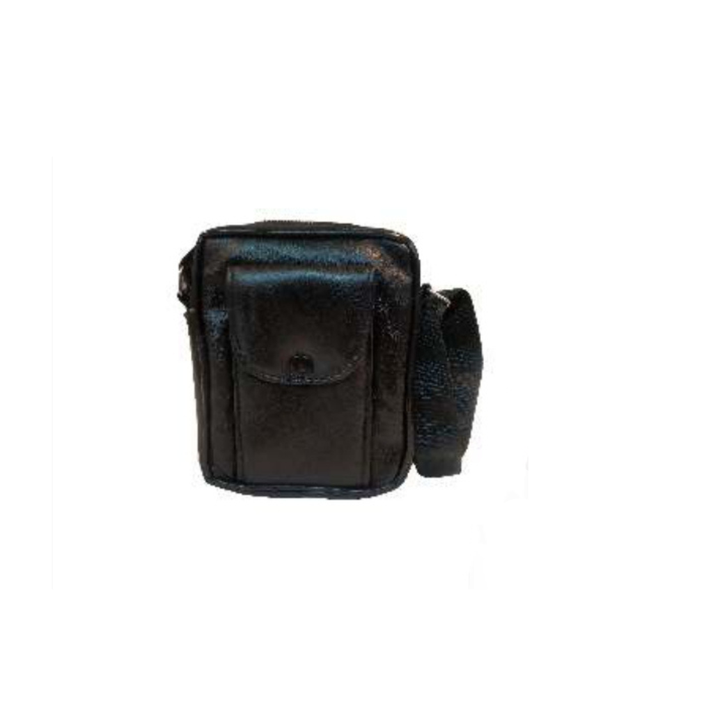 BLACK SMALL SHEEP LEATHER POUCH
