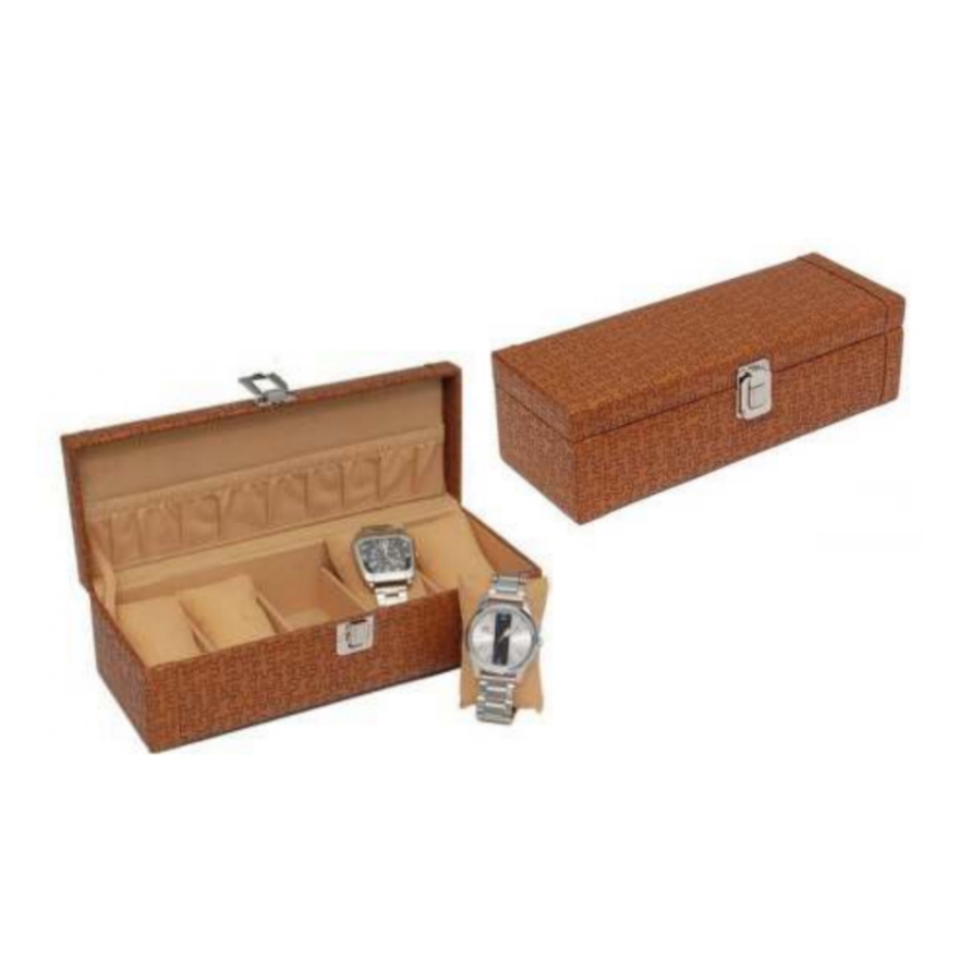 Puzzle printed watch box for 5 watches