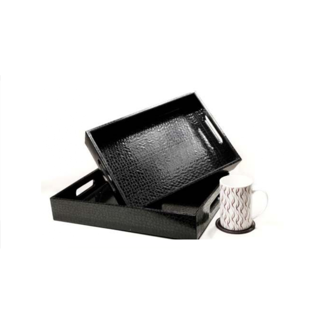 CROCO TRAY SET
