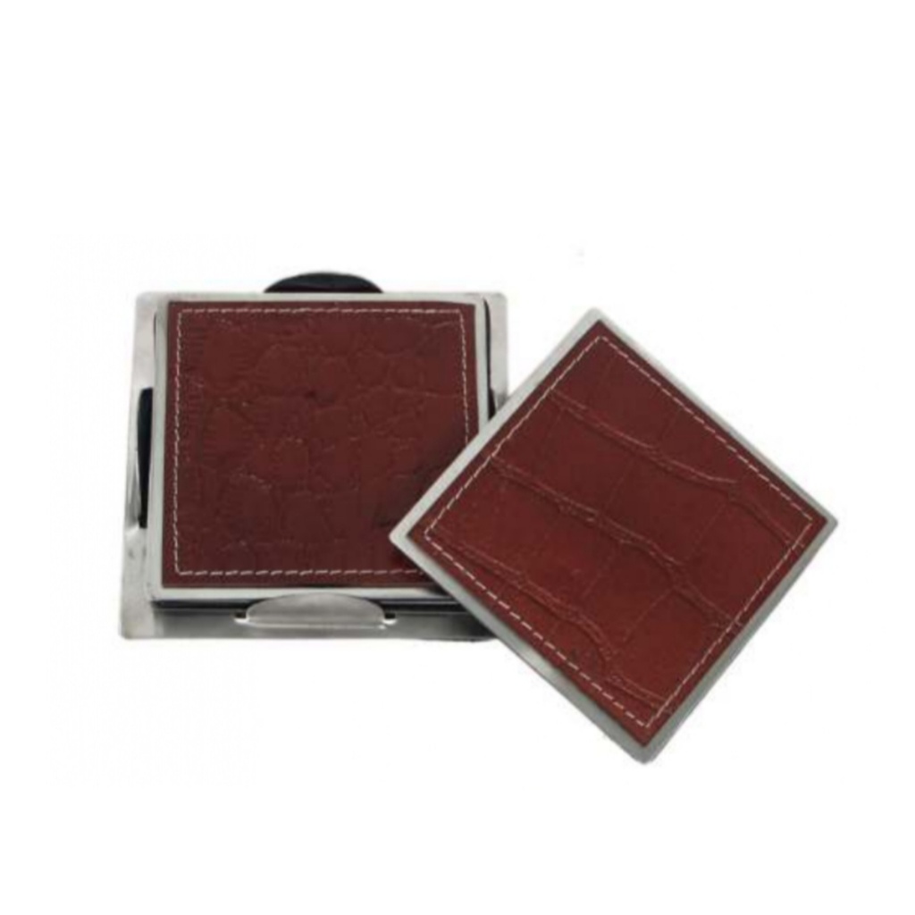 Steel coaster set 