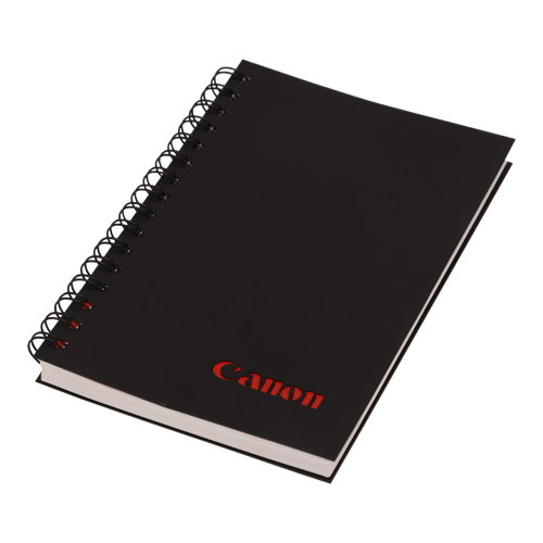 NOTEBOOK - Plastic Sheet Wiro, A5 Size, Plastic Sheet Wiro, Laser Cut, Includes 1 Single Side Insert, Individual Poly Pack, 80 GSM , 192 Pages