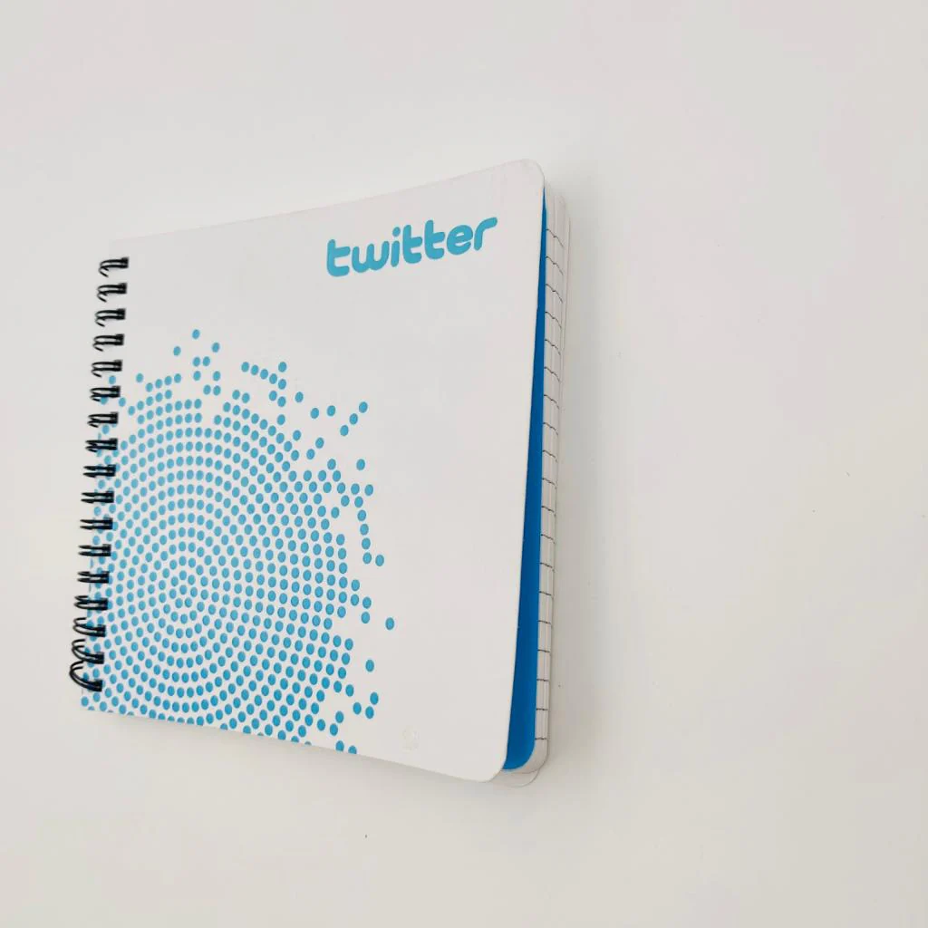 NOTEBOOK - (Wiro) Spot UV, Polypacked, Size 6 x 6 Inches, 350 GSM Cover