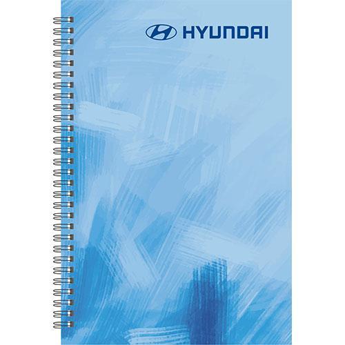 NOTEBOOK - Spiral With Corrugated box Plastic sheet cover,A5 Size MOQ-100pcs