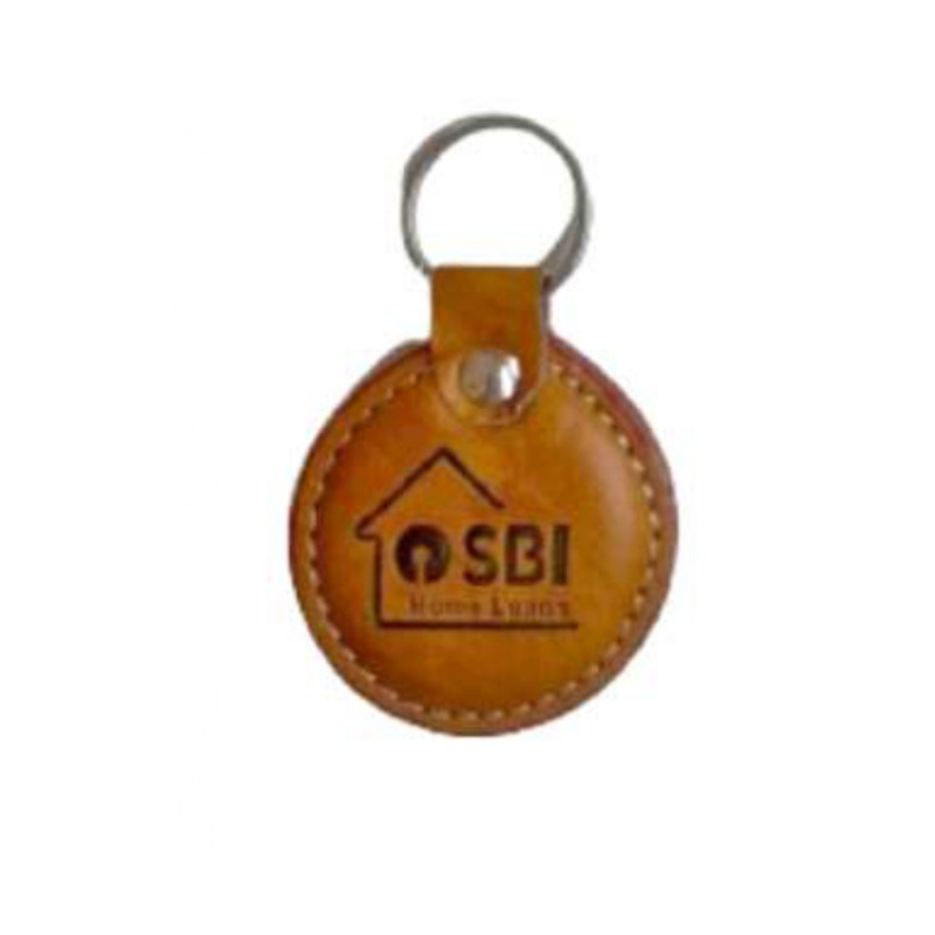 LEATHERETTE CHANGER KEYCHAIN
