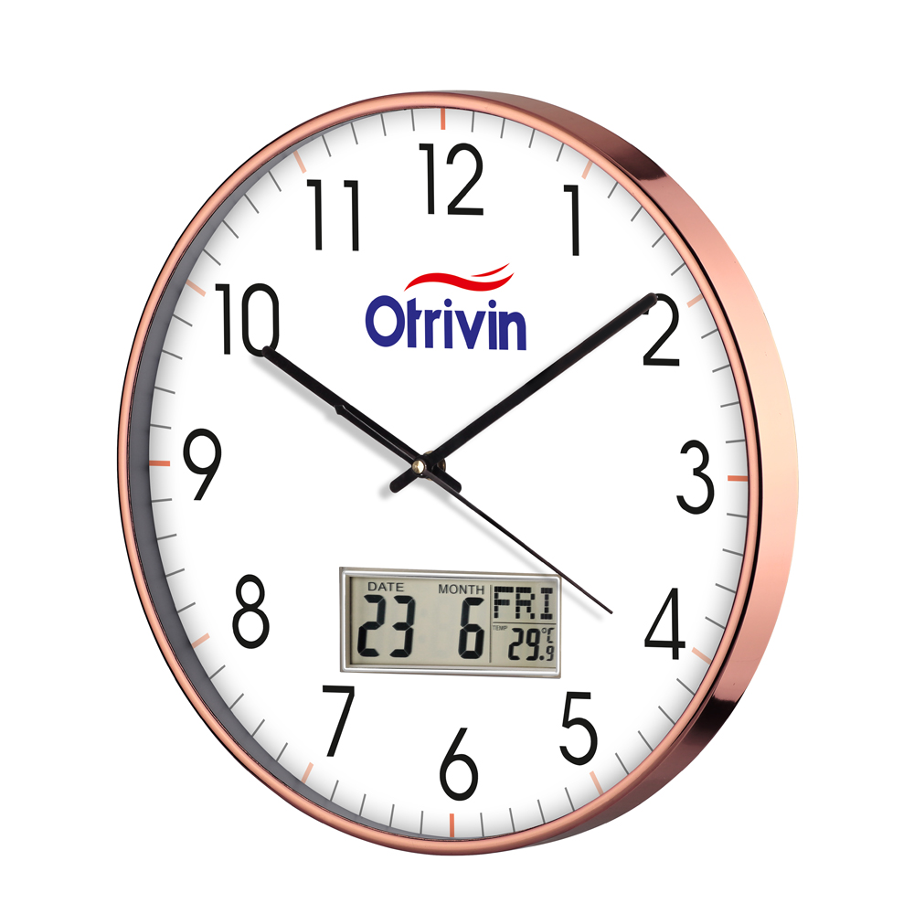 Digital Wall Clock & Sweep Movement - Otrivin