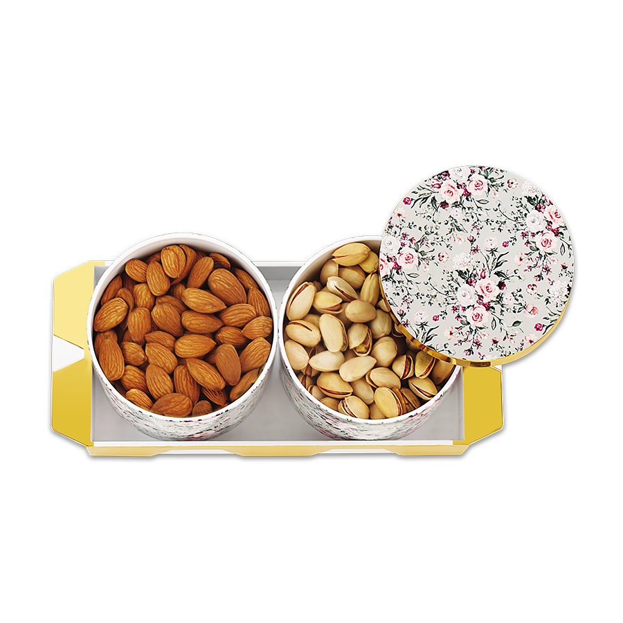 classy vintage set 2 (with tray) candy tray