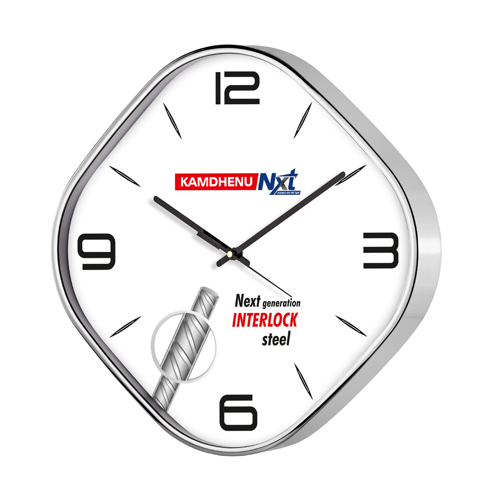 Wall Clock  - Dimension	11.75"X11.75"