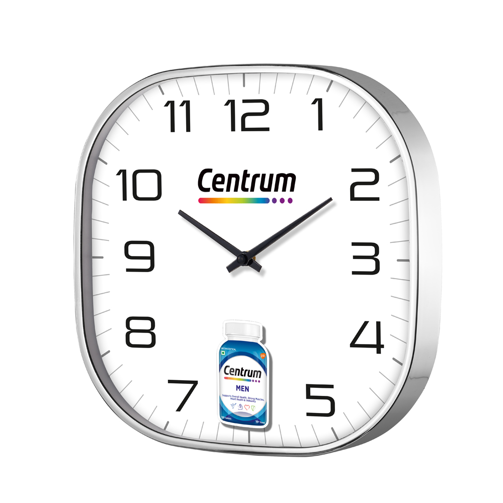 Wall Clock, Dim 11.75" X 11.75"