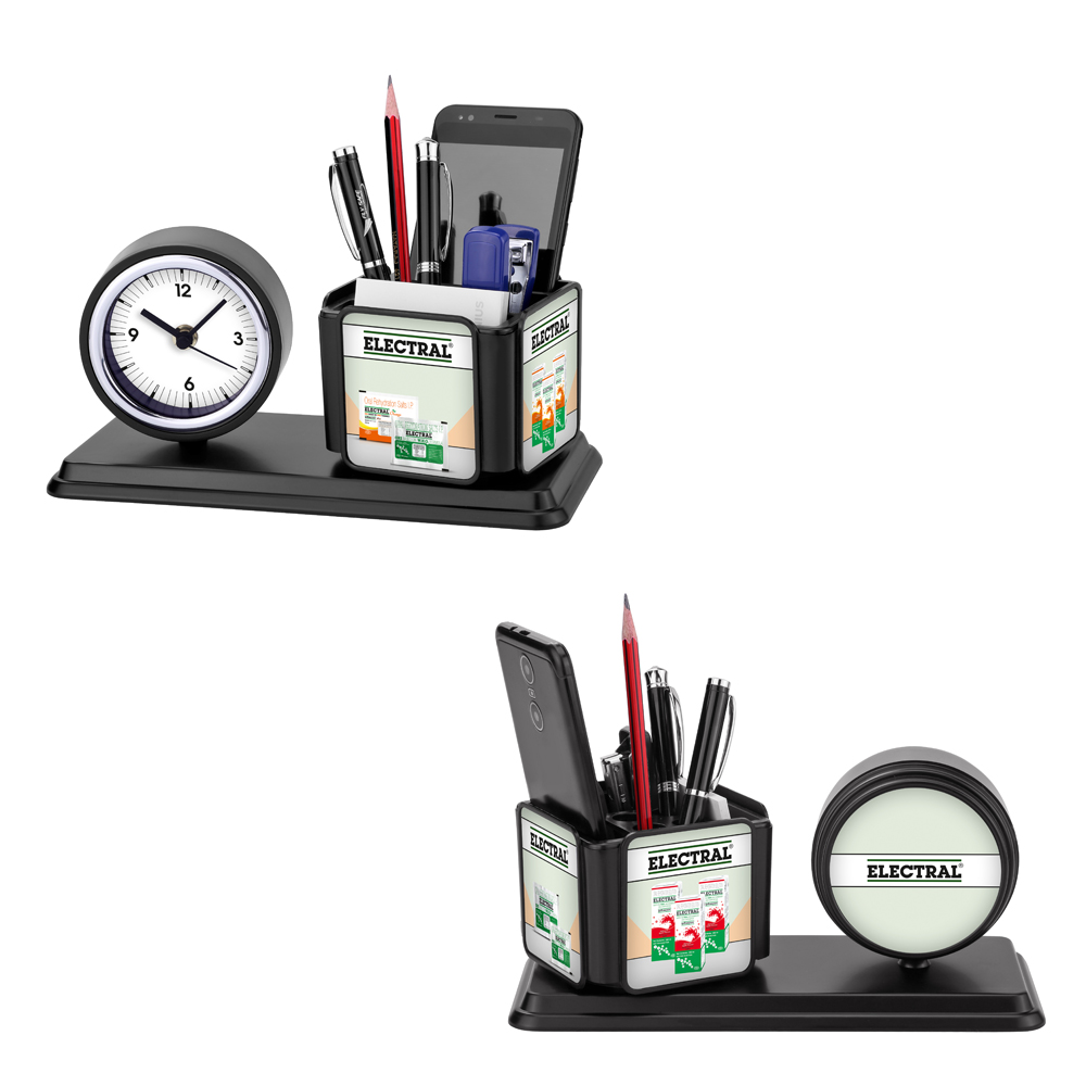 Rev. Clock & Penstand - Multipurpose - Electral