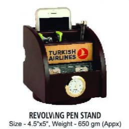 Revolving Pen Stand - Size : 11.4*12.7 cm, Weight- 550 gm(Appx)