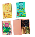 Single Piece Book Type Spice Box with polycover packing ( 22 x 12 x 3 CM)
