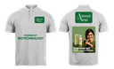 T-Shirt - White Collar 240 GSM, 100% Cotton