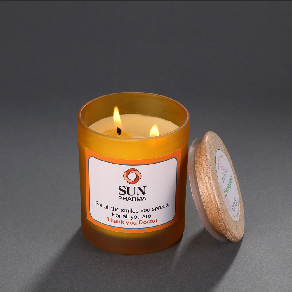 Scented Candles - 160 Grams, Fragrance - Lemon Grass - Sun Phrama