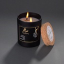 Scented Candles - 160 Grams, Fragrance - Dark Rose - Mia