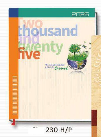 DIARY - A5 1DT. MULTICOLOUR NATURAL (SUNDAY FULL)