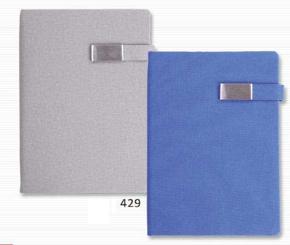 NOTEBOOK - A5 PU NOTEBOOK WITH SMALL LUPPI
