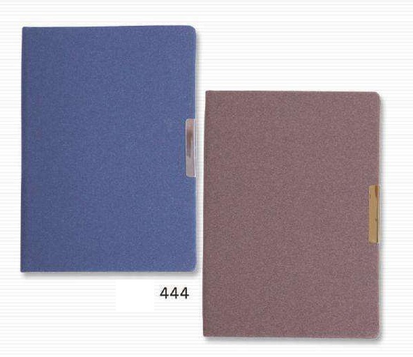 NOTEBOOK - A5 PU NOTEBOOK WITH FITTING (BROWN-BLUE)