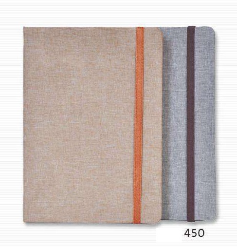 NOTEBOOK - A5 NOTEBOOK CLOTH PASTING WITH ELASTIC