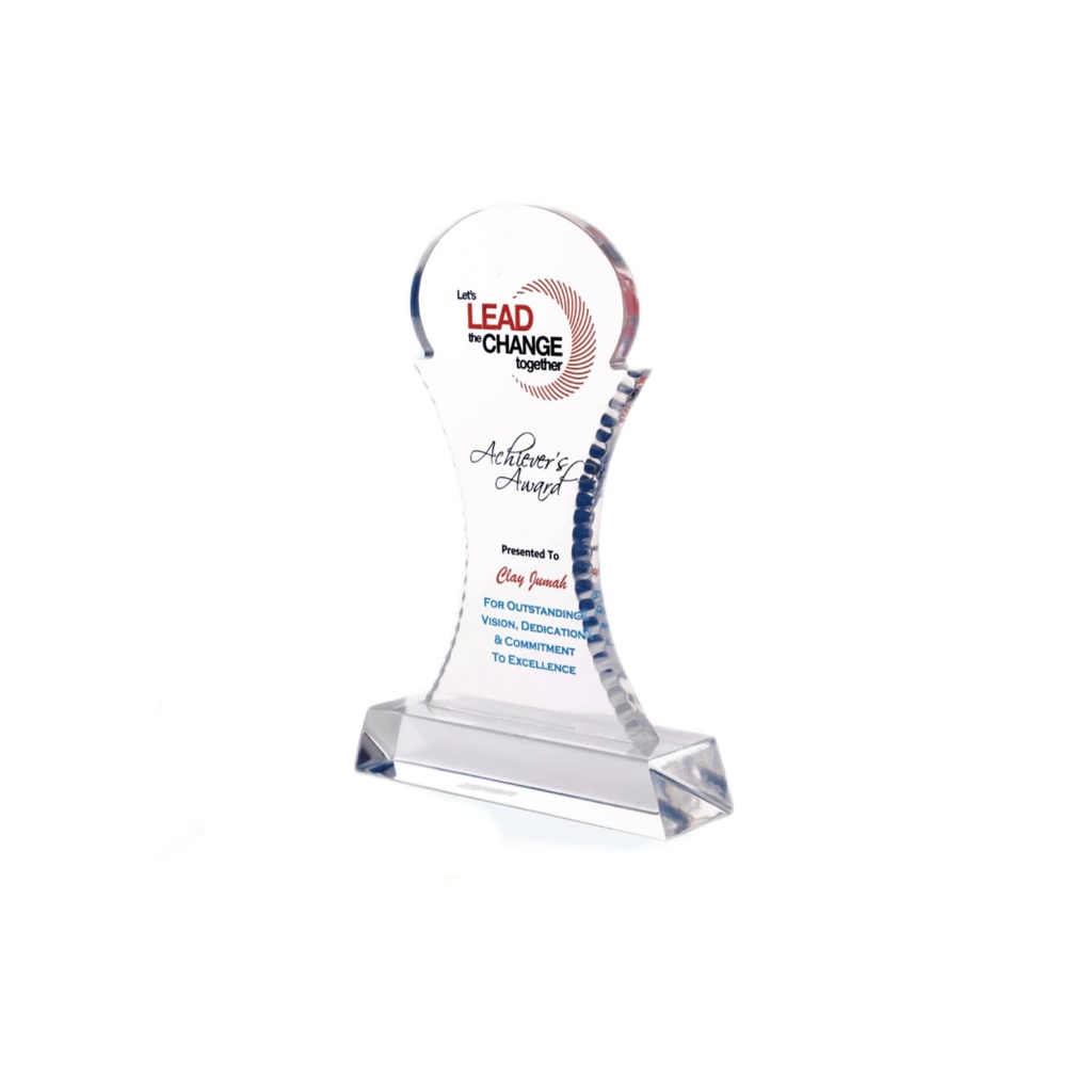 7.5" Achievers Acrylic memento 