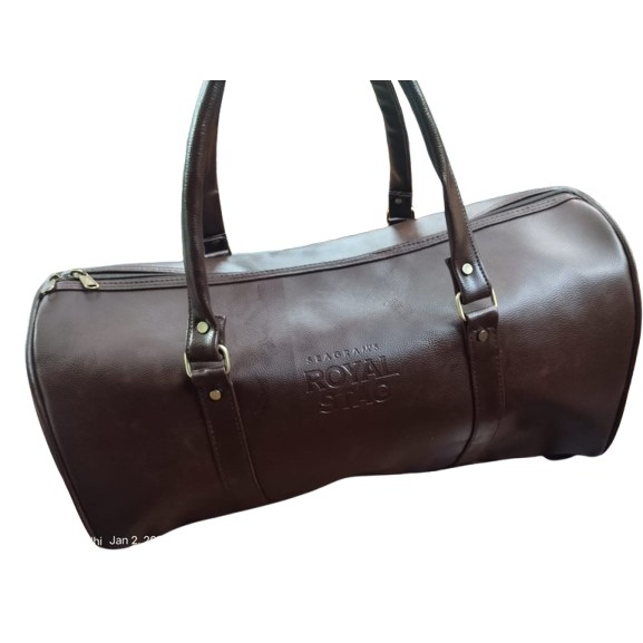 LEATHERITE ROUND BAG