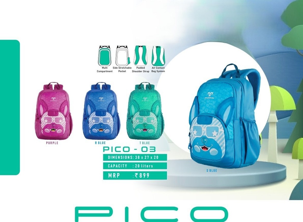BACKPACK BAG 20L(38X27X20cm)