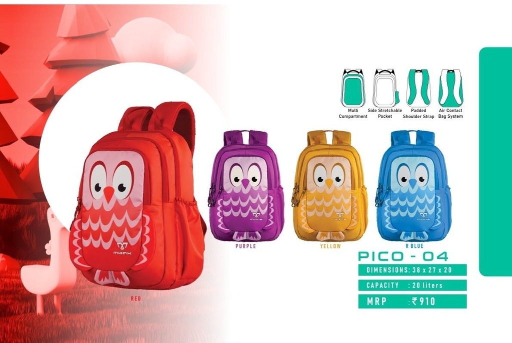 BACKPACK BAG 20L(38X27X20cm)