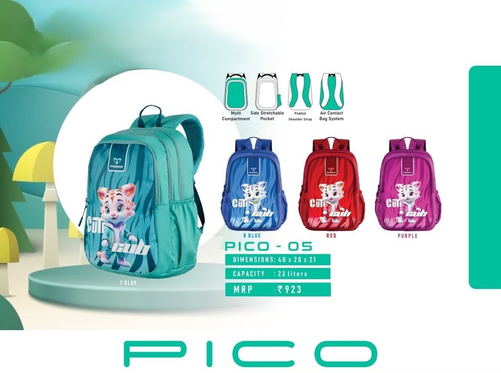 BACKPACK BAG 23L(40X28X21cm)