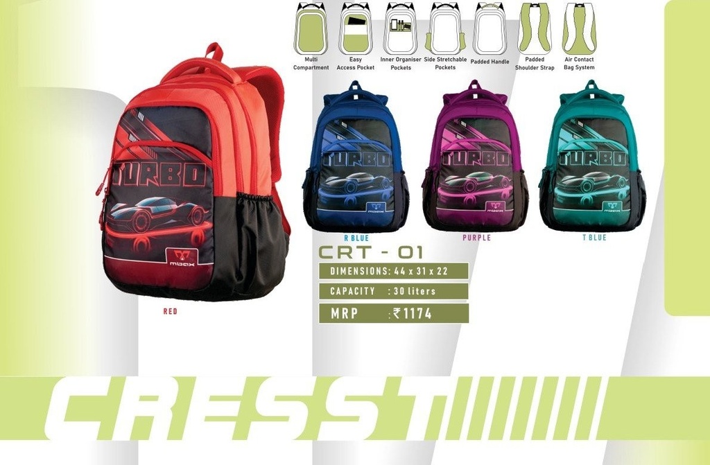 BACKPACK BAG 30L(44X31X22cm)
