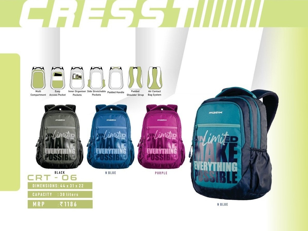 BACKPACK BAG 30L(44X31X22cm)