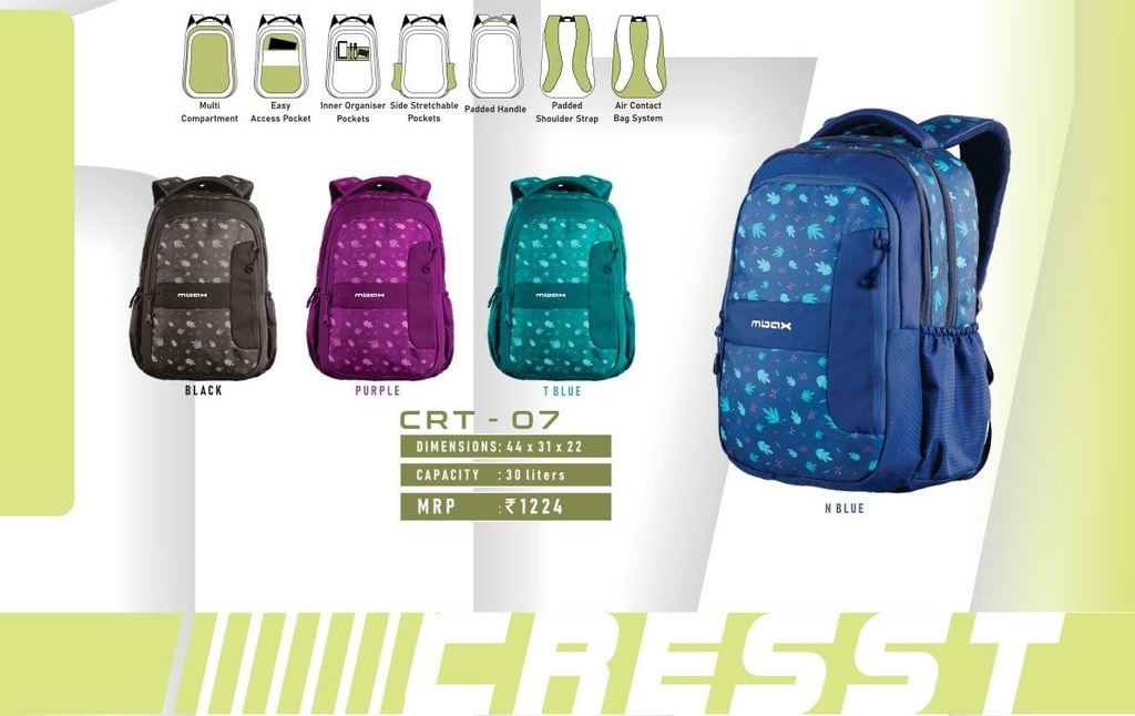 BACKPACK BAG 30L(44X31X22cm)