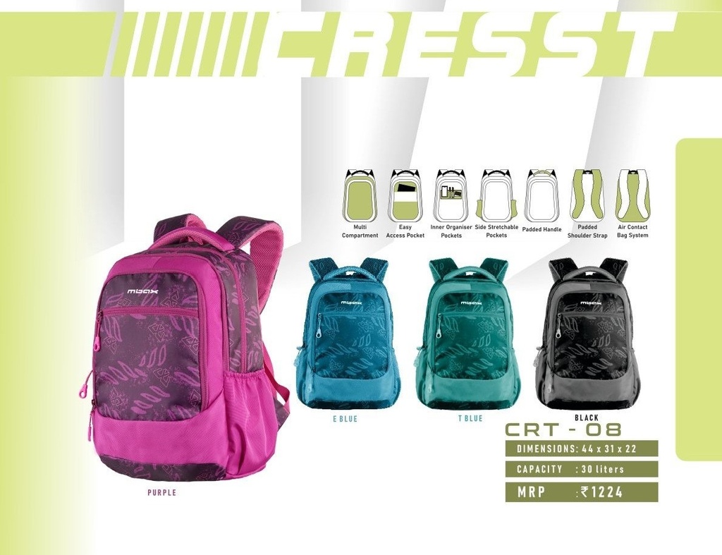 BACKPACK BAG 30L(44X31X22cm)
