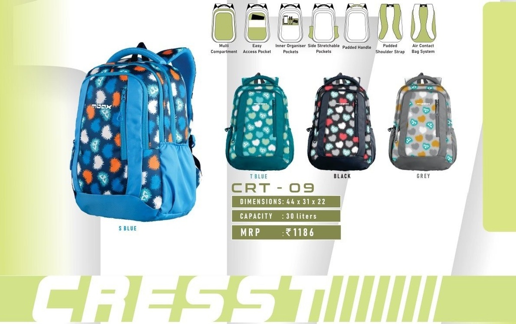 BACKPACK BAG 30L(44X31X22cm)