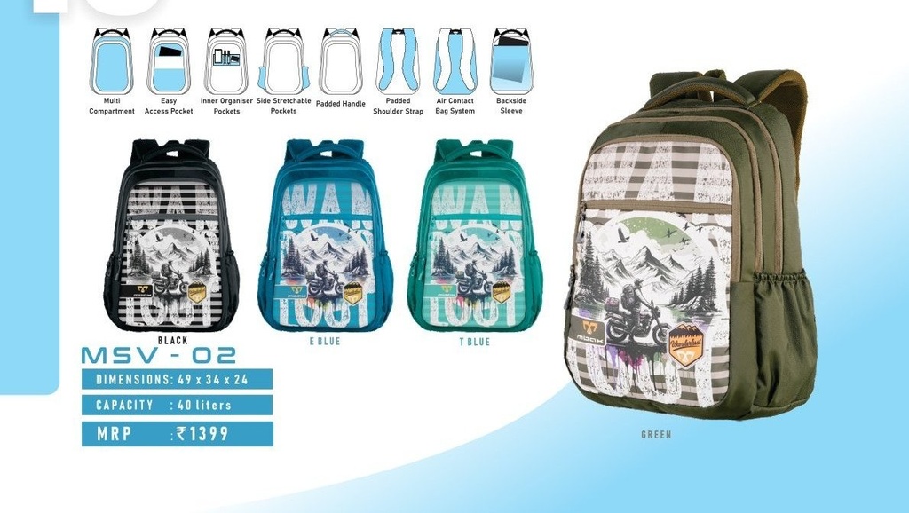 BACKPACK BAG 40L(49X34X24)