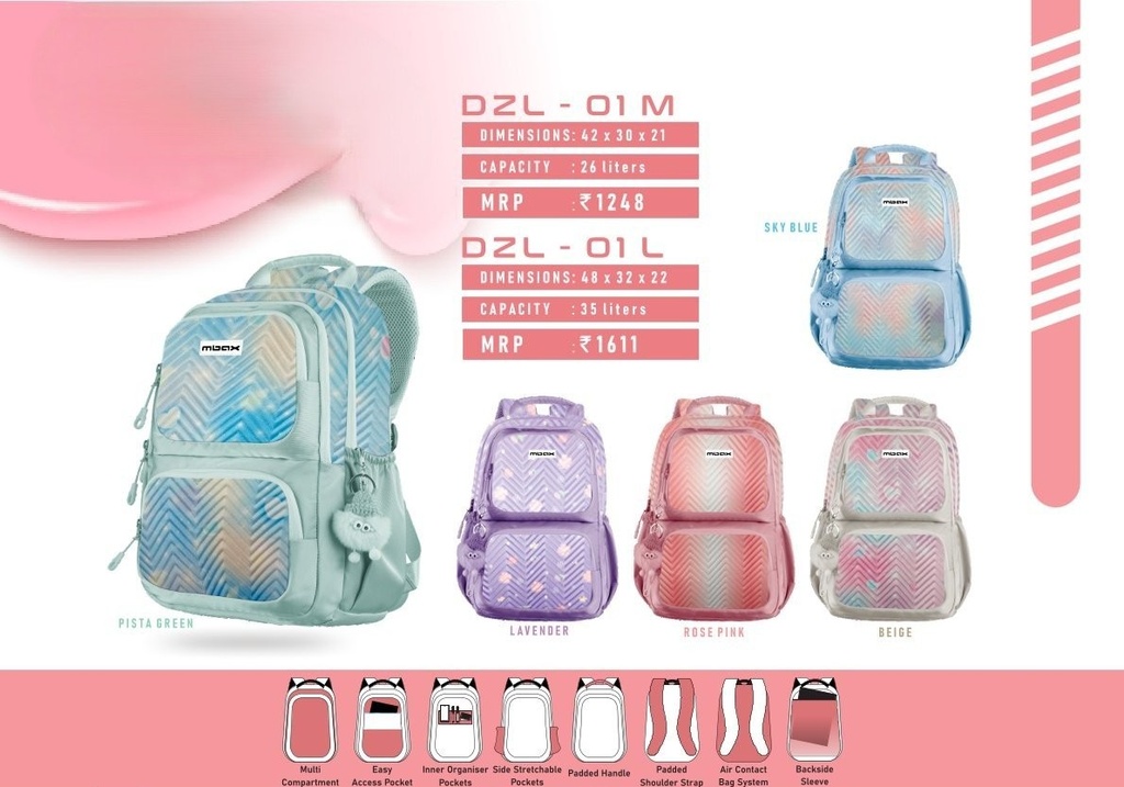 BACKPACK BAG MEDIUM 26L(42X30X21)