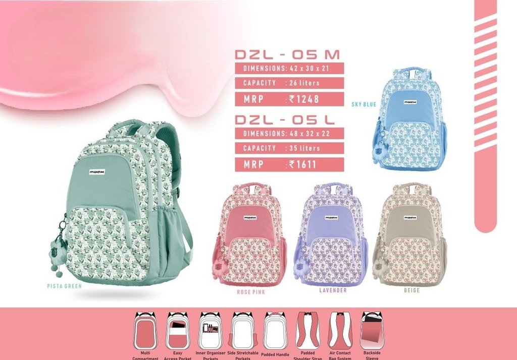 BACKPACK BAG LARGE 35L(48X32X22cm)