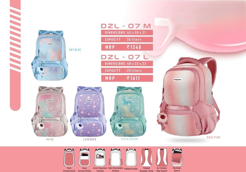 BACKPACK BAG LARGE 35L(48X32X22cm)