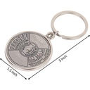 Timeless Elegance 50-Year Calendar Keychain: A Compact, Stylish, And Functional Accessory For Timeless Journey