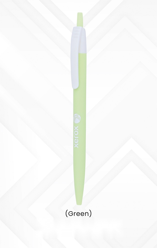 plastic ball pen (Pink+Red+Sky Blue) with polycover packing