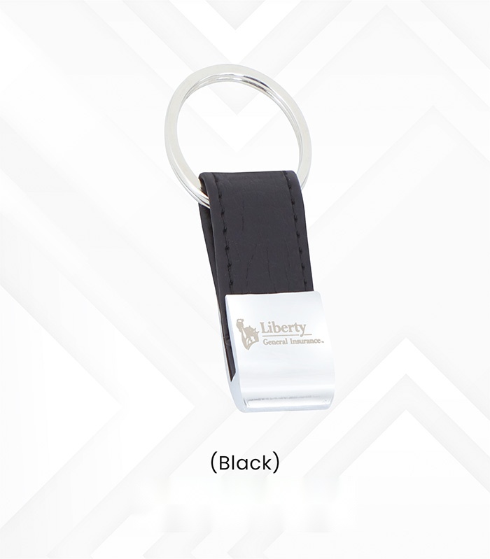 Metal keychain with PVC Pouch