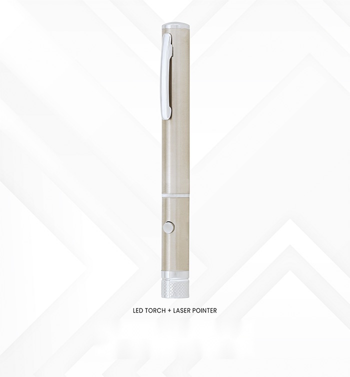 LED Torch + Laser Pointer 