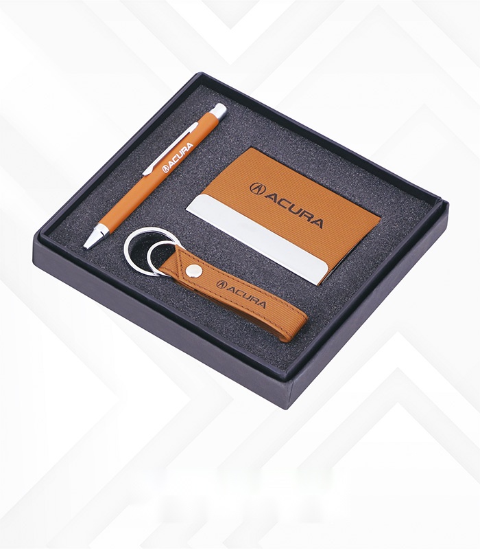 Pen,Key Chain & V. Card Holder (3pc set)