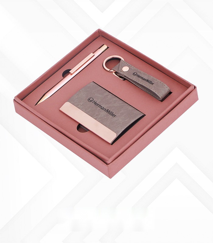 Pen, Key Chain &V. Card Holder (3pc set)