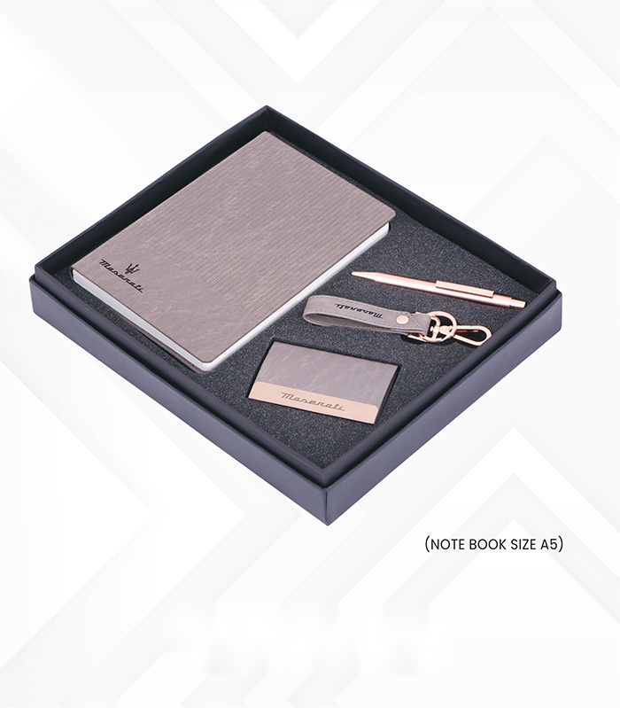 Pen, Key Chain, V. Card Holder & Note Book (4pc set)