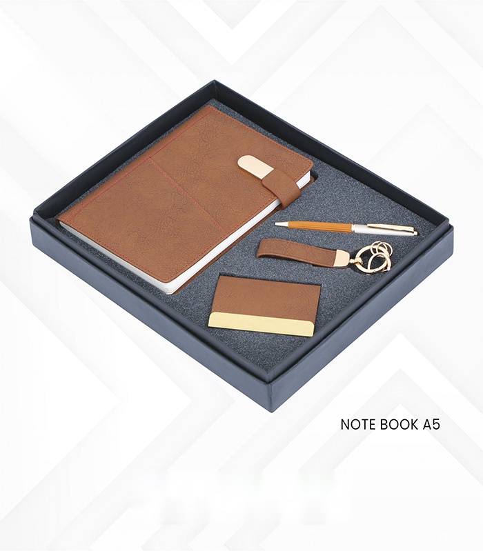 Pen, Key Chain,V. Card Holder& Note Book (4pc set)