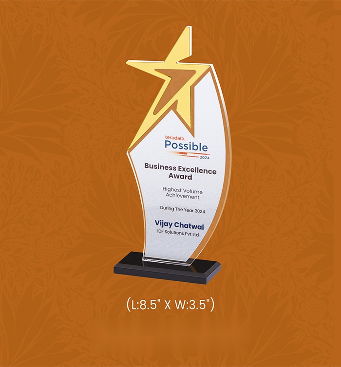 Acryic Awards with box