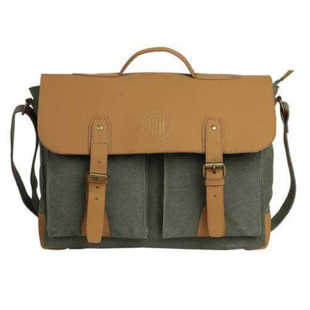 Delta Messenger Mc-1700 C - Spacious 15”W X 11.5”H X 3.5”D With 14” Laptop Padding, Dual Front Pockets, Adjustable 30" Strap, And Secure Flap & Zippered Closure
