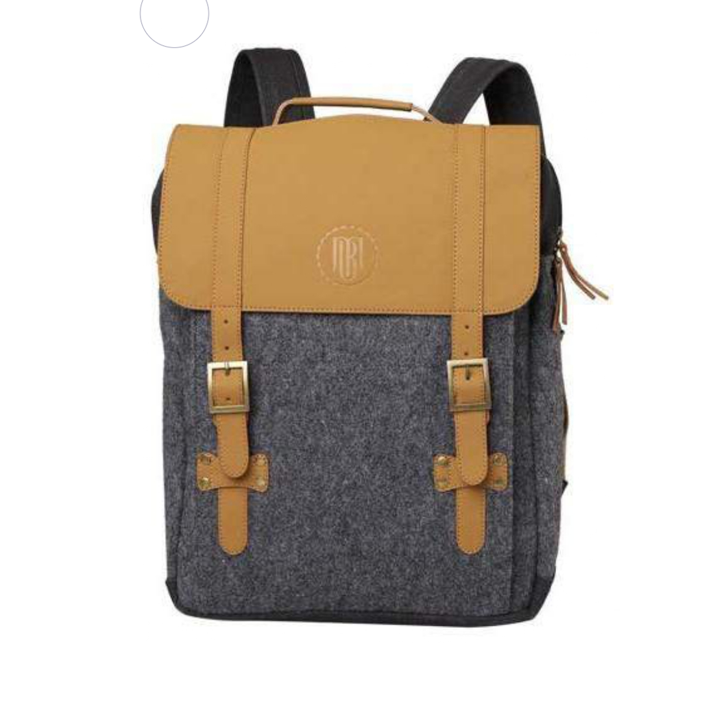 [60557] Arctic Mc-1801 C (Dg) Backpack - Durable 12X16X5 Inch Daypack With Padded Laptop Compartment, Adjustable Straps, Carry Handle, Front Slip Pocket, Interior Zip, Flap & Zipper Closure - Ideal For Travel & Work