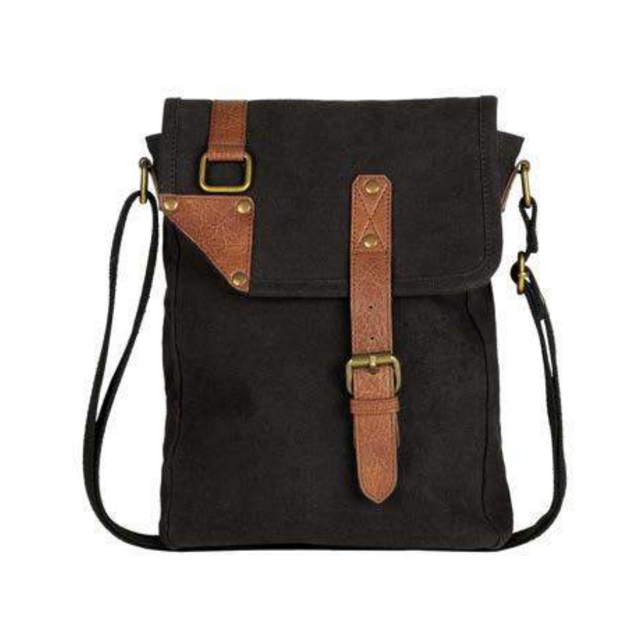 [60606] Parker Tech Bag Mc-1303 C - Versatile 20.32Cm W X 25.4Cm H X 6.35Cm D Messenger Bag With Interior Pockets And Adjustable 58.42Cm Strap, Secure Flap And Magnet Closure