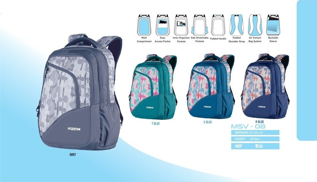 [63359] BACKPACK BAG 40L(49X34X24)
